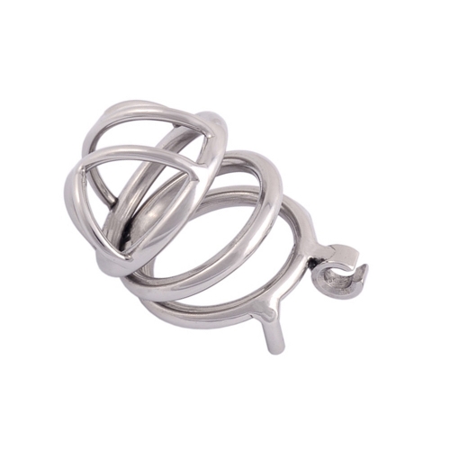 TERNENCE Metal Male Chastity Device Cock Cage Adult Game Sex Toy for Closed Ring (only cages do not include rings and locks)